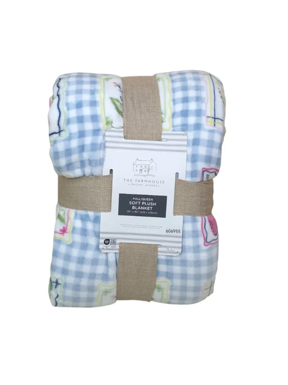 The Farmhouse By Rachel Ashwell Full/Queen Soft Plush Blanket 90